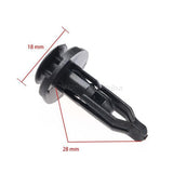 Maxbell Maxbell Nylon 50Pcs Front Bumper Cover Retainer Push Type Clip Fastener for Toyota