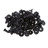 Maxbell 4x50pcs 8mm Car Plastic Rivets Fastener Bumper Fender Push Clips for