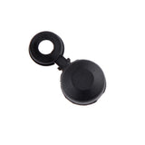 Maxbell 4xPack of 50 Polypropylene Hinged Screw Cover Caps Washer Flip Tops Black
