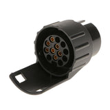 Maxbell 25x7 pin to 13 pin Twin Short Towing Caravan Socket Plug Adaptor 12V