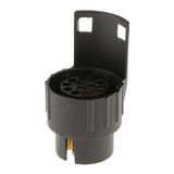 Maxbell 25x7 pin to 13 pin Twin Short Towing Caravan Socket Plug Adaptor 12V