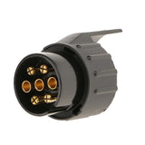 Maxbell 25x7 pin to 13 pin Twin Short Towing Caravan Socket Plug Adaptor 12V