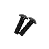 Maxbell 4x10x Decorative License Plate Frame Aluminum Bolt Screws Cover 16x5mm Black