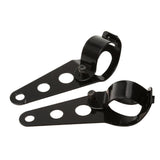 Maxbell 7/8" 22mm Motorcycle Handlebars Hand Grips + Headlight Mount Bracket