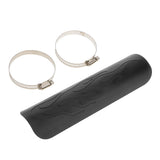 Maxbell Maxbell Universal Flame Exhaust Pipe Heat Shield Cover Guard For Harley Cruise Black
