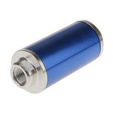 Maxbell Maxbell Inline Fuel Filter AN6/AN8/AN10 Fitting Petrol Gas Filter Universal Blue