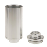 Maxbell Maxbell Inline Fuel Filter AN6/AN8/AN10 Fitting Petrol Gas Filter Universal Silver
