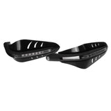 Maxbell Maxbell Pair Motorcycle Led Light Handle Brush Bar Hand Guard Protector Cover Black