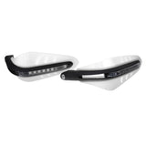 Maxbell Maxbell Pair Motorcycle Led Light Handle Brush Bar Hand Guard Protector Cover White