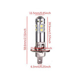 Maxbell Maxbell 2x H1 50W High Power LED Xenon White Fog Lights Daytime Running Bulbs 6000k