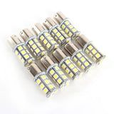 Maxbell Maxbell 10PCS Warm White Car RV Trailer 1156 BA15S 5050 18smd LED Light Bulb 1141