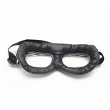 Maxbell 9xVintage Pilot Chrome Motorcycle Bike Sport Half Helmet Goggles Clear