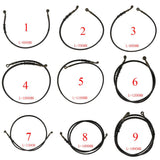 Maxbell 2Pcs Motorcycle ATV Pit Bike Brake Clutch Oil Hose Line Pipe 60cm & 70cm