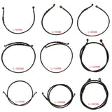 Maxbell 2Pcs Motorcycle ATV Pit Bike Brake Clutch Oil Hose Line Pipe 60cm & 70cm