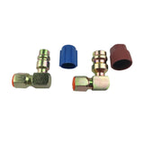 Maxbell A/C High & Low Side Coupler R12 To R134a Adapter 90 degrees Quick Connector