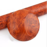 Maxbell Maxbell 40''x17'' Birds Eye Wood Grain Textured Car Wrap Sticker Decal Sheet Orange