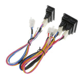 Maxbell Maxbell 1 Set Universal Car Power Window 3pcs Switches with Holder & Wire Harness