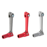 Maxbell 6xAluminum Folding Gear Shifter Lever For Engine Peg Motor Drive Black/Red