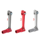 Maxbell 3xAluminum Folding Gear Shifter Lever For Engine Peg Motor Drive Black/Red