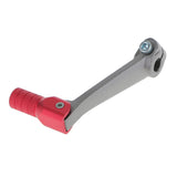 Aluminum Folding Gear Shifter Lever For Engine Peg Motor Drive Black/Red