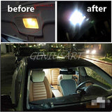 Maxbell 4x2pcs White 31mm 12smd COB LED Bulb Festoon Lamp For Car Dome Map Lights
