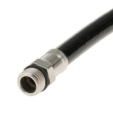 Maxbell 4xMotorcycle Car Tyre Air Pump Inflator 1/4" Rubber Air Pipe Hose & Zinc Valve