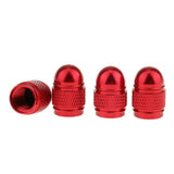 Maxbell 2x4x Aluminum  Style Rim Valve/Wheel Air Port Cover Stems Cap Red