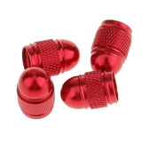 Maxbell 2x4x Aluminum  Style Rim Valve/Wheel Air Port Cover Stems Cap Red