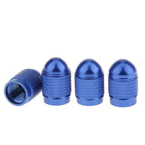 Maxbell 8 Pieces Red Blue Aluminum Bullet Tire Valve Stem Air Port Cover Cap - Aladdin Shoppers