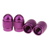Maxbell 2x4x Aluminum  Style Rim Valve/Wheel Air Port Cover Stems Cap Purple