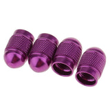 Maxbell 2x4x Aluminum  Style Rim Valve/Wheel Air Port Cover Stems Cap Purple
