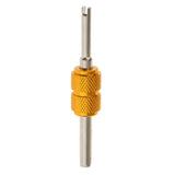 Maxbell 2xDual Head Car Truck Tire Valve Stem Core Remover Repair Wrench Tool - Gold