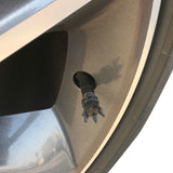 Maxbell Maxbell 4x Black Crown Car Tire Air Stem Valve Caps Wheel Airtight Screw Cover Dust