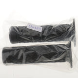 Maxbell Maxbell 2pcs Vintage Rubber Motorcycle Handlebars Grips 7/8 22mm Universal Black
