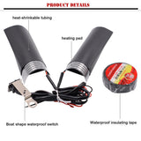 Maxbell 3xMotorcycle Heated Grip Bigger Pads Handlebars ATV Scooter Grips Heater