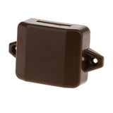 Maxbell 8xPush Button Catch Lock Cupboard Door Knob Campervan Caravan Motorhome Brown