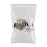 Maxbell 9xPush Button Catch Lock Cupboard Door Knob Campervan Caravan Motorhome Brown