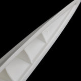 Maxbell Maxbell 2pcs Universal Car Front Rear Bumper Guard Protector White