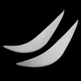 Maxbell Maxbell 2pcs Universal Car Front Rear Bumper Guard Protector White
