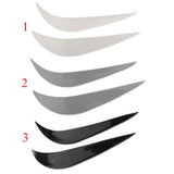 Maxbell Maxbell 2pcs Universal Car Front Rear Bumper Guard Protector White