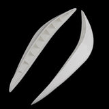 Maxbell Maxbell 2pcs Universal Car Front Rear Bumper Guard Protector White