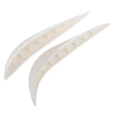 Maxbell Maxbell 2pcs Universal Car Front Rear Bumper Guard Protector White