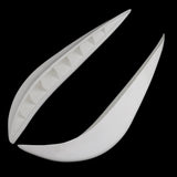 Maxbell Maxbell 2pcs Universal Car Front Rear Bumper Guard Protector White