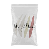 Maxbell Maxbell 2pcs Universal Car Front Rear Bumper Guard Protector White
