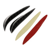 Maxbell Maxbell 2pcs Universal Car Front Rear Bumper Guard Protector Black