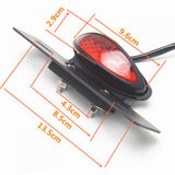 Maxbell Maxbell 12V 14-LED Motorcycle Turn Signal Brake License Plate Integrated Tail Light