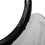 Maxbell Maxbell Motorcycle 3 Snap Helmet Visor Shield Flip Up Down Lens for Harley Clear