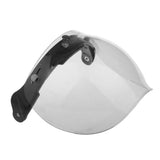 Maxbell Maxbell Motorcycle 3 Snap Helmet Visor Shield Flip Up Down Lens for Harley Clear