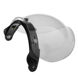 Maxbell Maxbell Motorcycle 3 Snap Helmet Visor Shield Flip Up Down Lens for Harley Clear