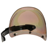 Maxbell Maxbell Motorcycle 3 Snap Helmet Visor Shield Flip Up Down Lens for Harley Colorful